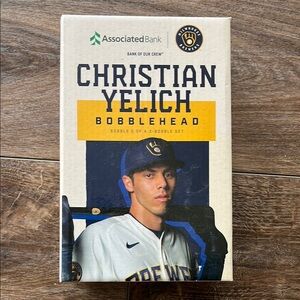 Christian Yelich Bobblehead - Navy and White